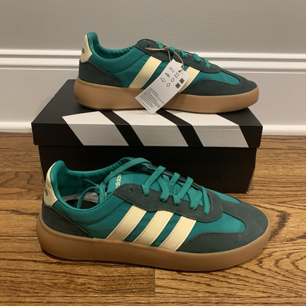 Adidas Barreda Decode Court Green Warm Vanilla Shoes Sneaker Mens Size 10 JP9666